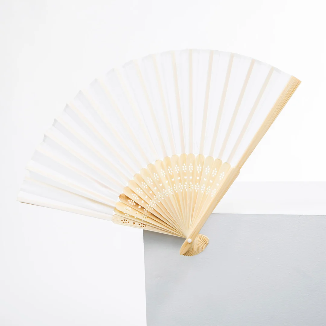 Silk Hand Fan — Sunshine Coast wedding hire
